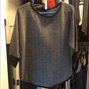 THE LIMITED Black and White Sweater